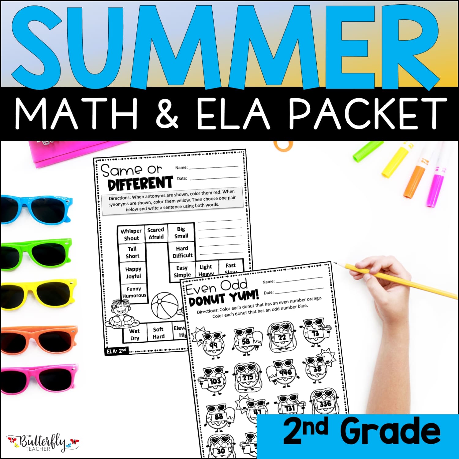2nd grade summer review activities