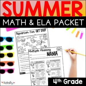 4th grade summer school review activities