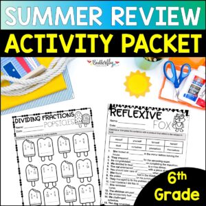 6th grade summer packet
