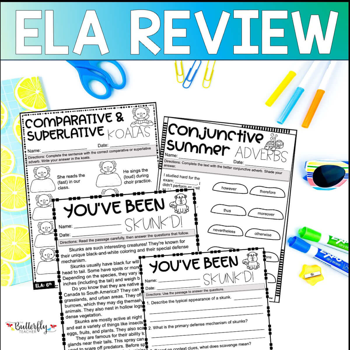 6th Grade Summer Fun Packet 3 6th grade summer reading