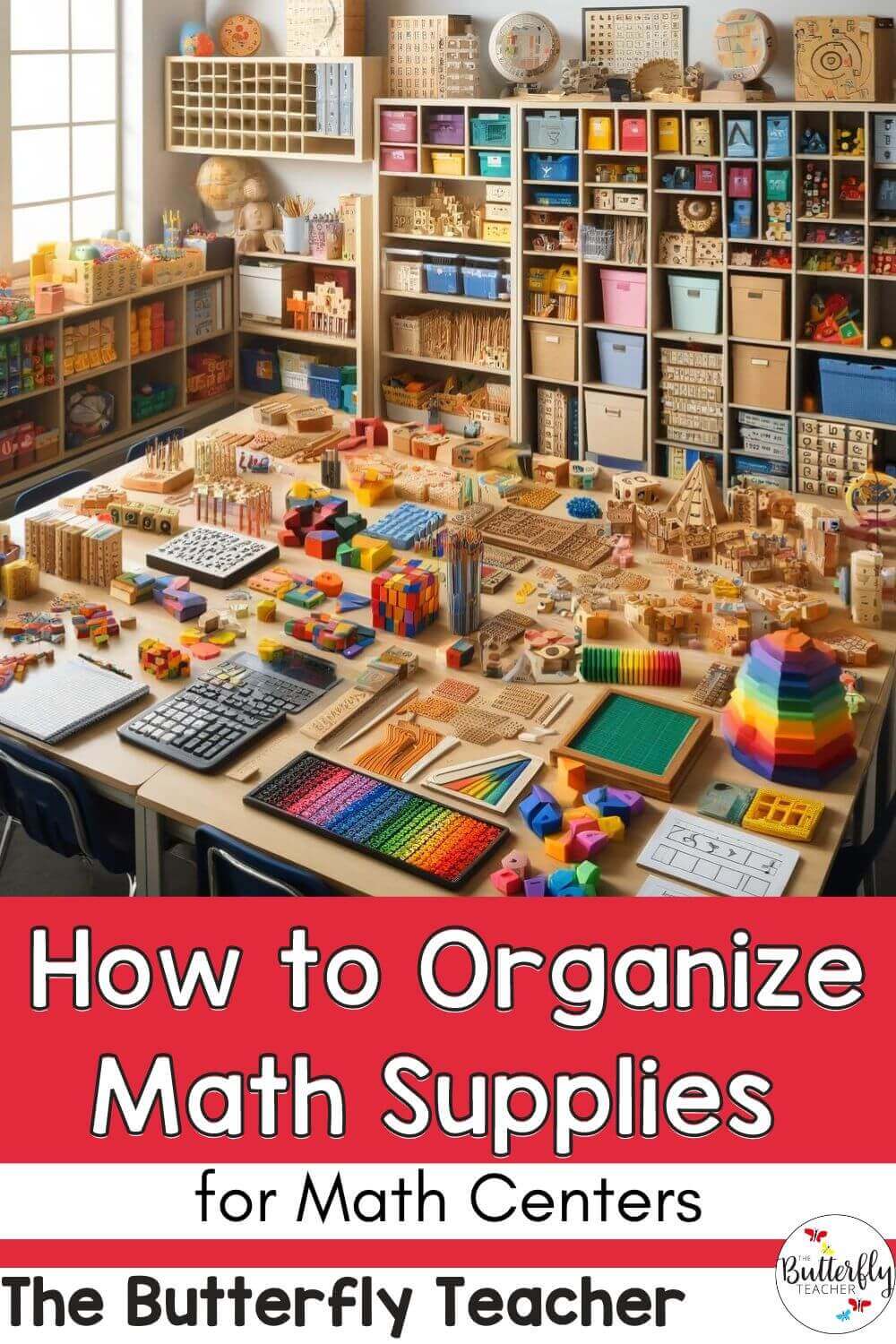 How to Organize Math Supplies for Math Centers