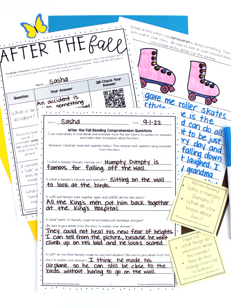 Teaching Growth Mindset with The Humpty Dumpty Read Aloud Companion