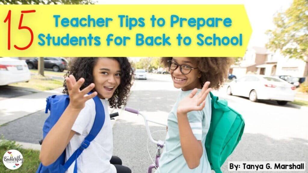 back to school tips for teachers
