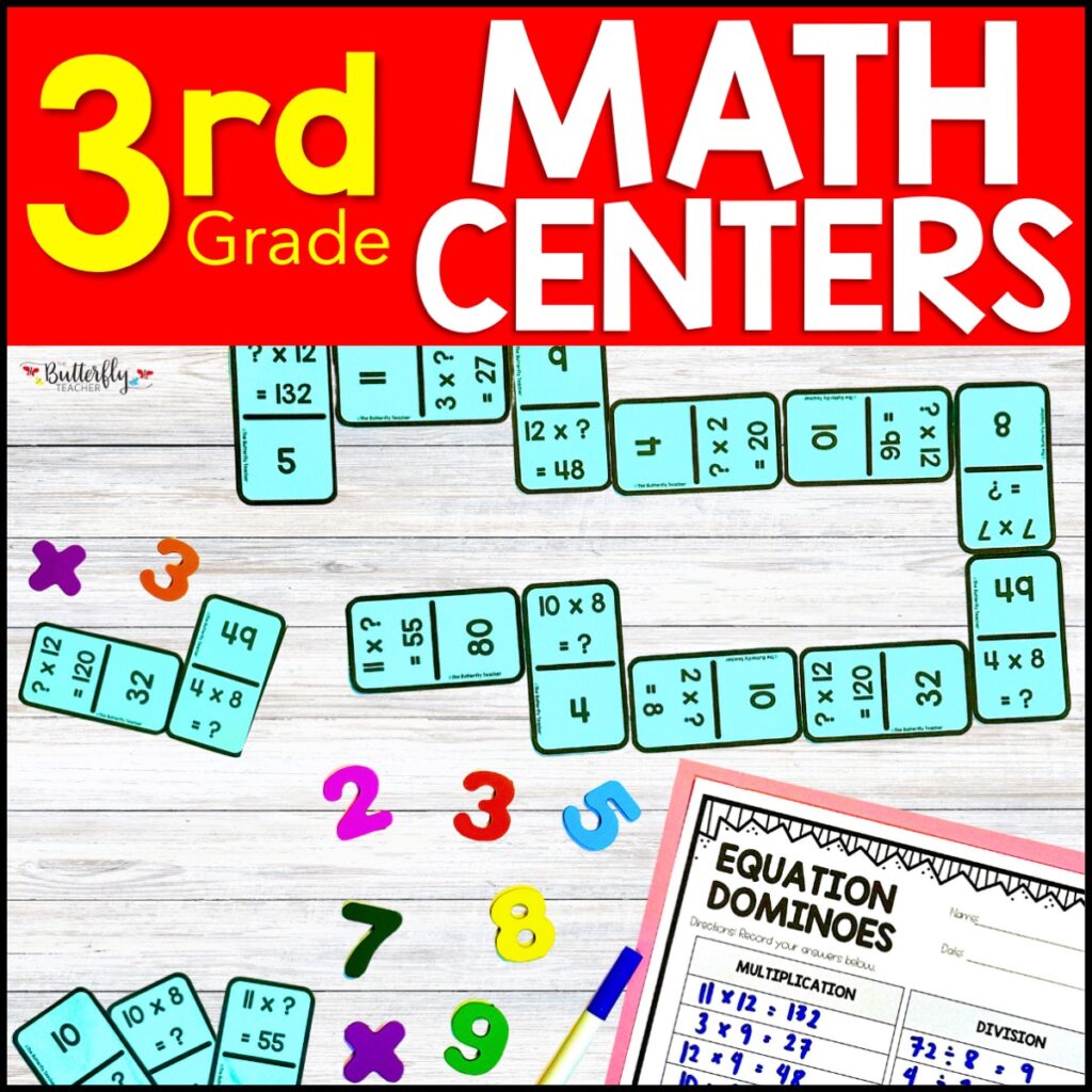 3rd grade math centers