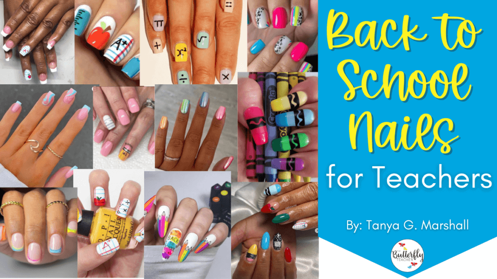 back to school nails for teachers