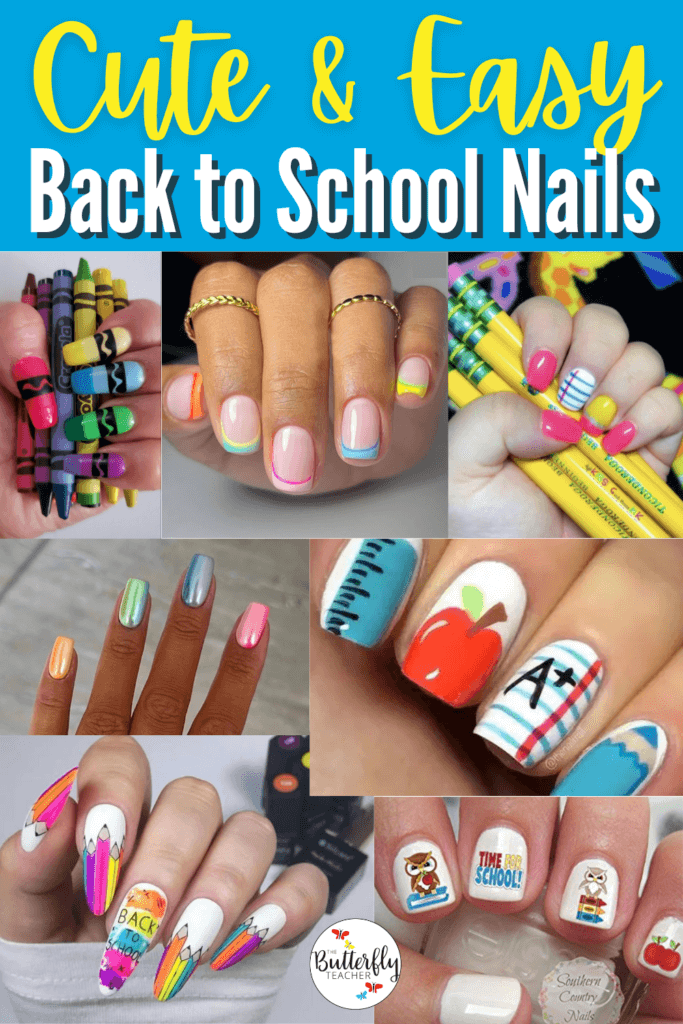 back to school nails for teachers