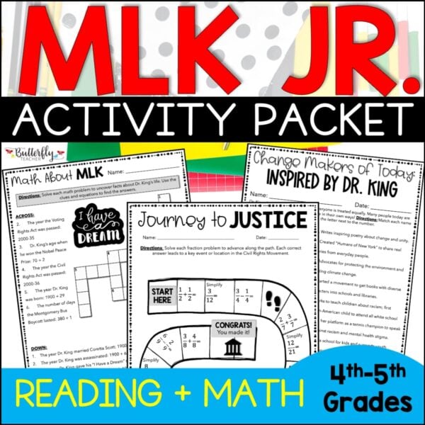 martin luther king jr mlk day activities
