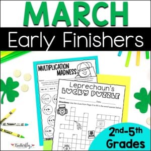 March Early Finisher Packet