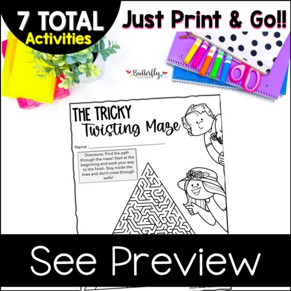 April Fools Day Activities Fun Packet
