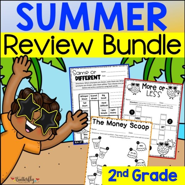2nd to 3rd grade summer packet