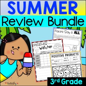 3rd to 4th grade summer review packet