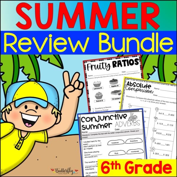 6th grade summer review