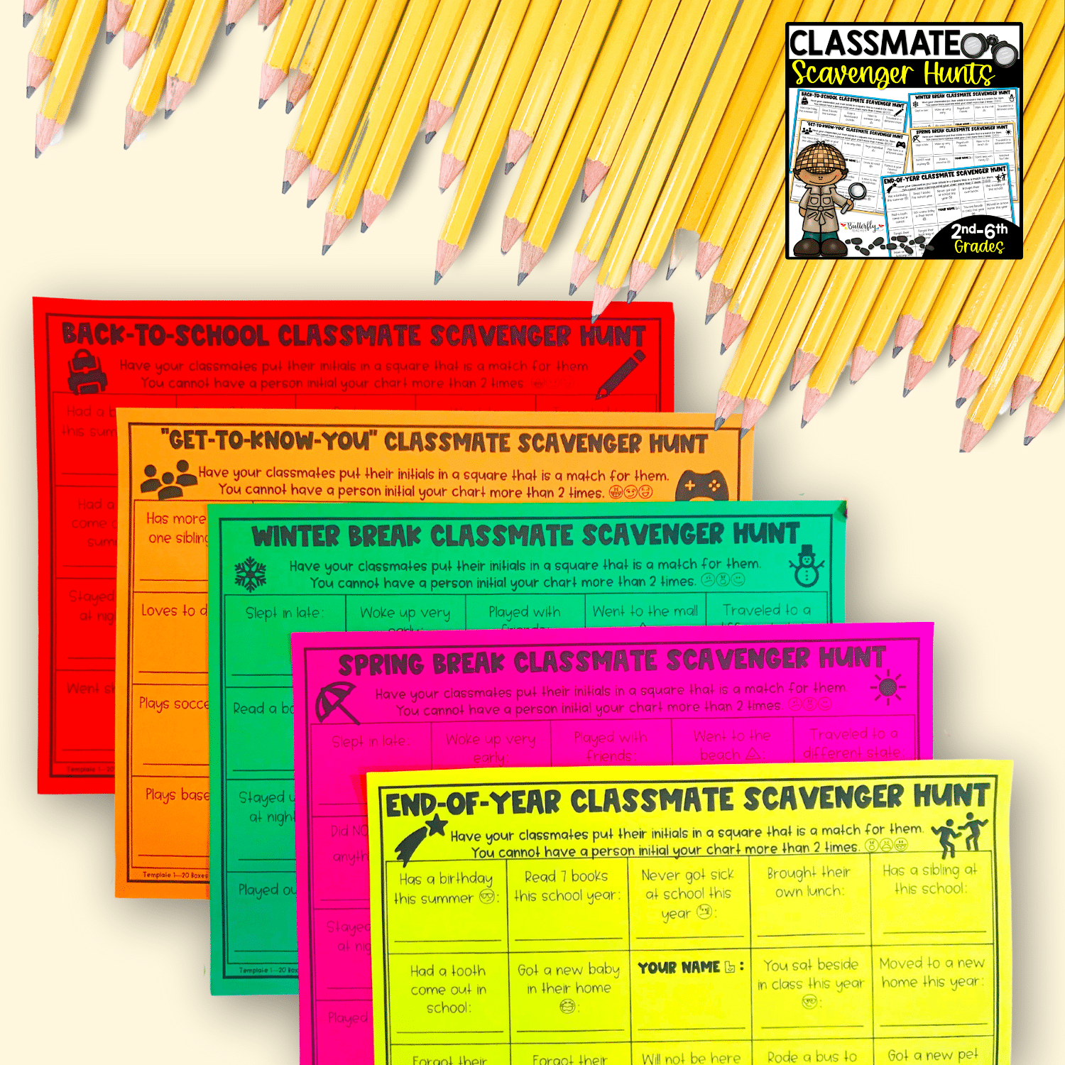 End of Year Scavenger Hunt