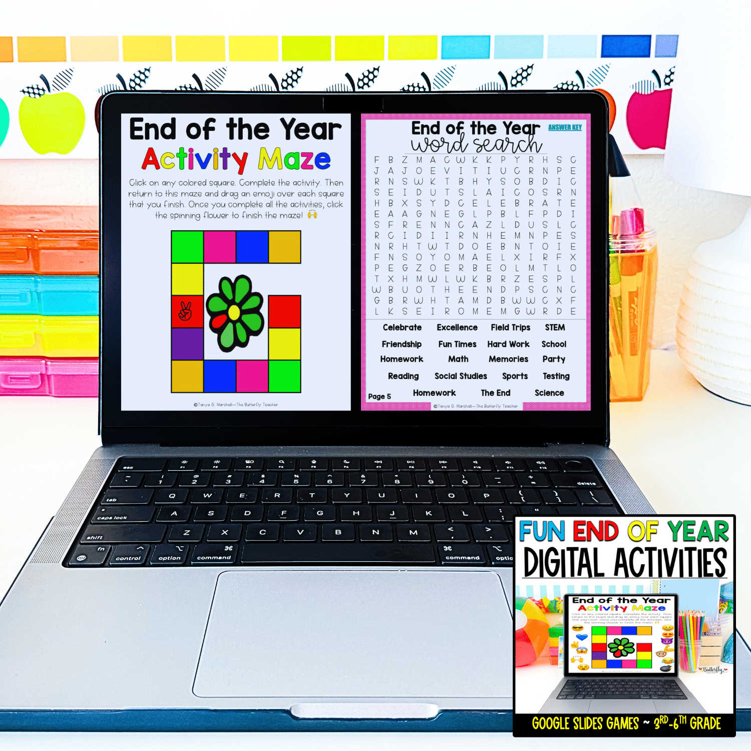 End of Year Activity Google Slides Games