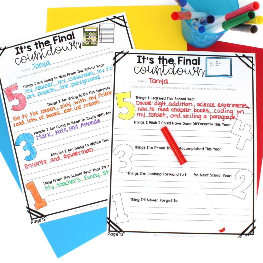 end of year fun activities