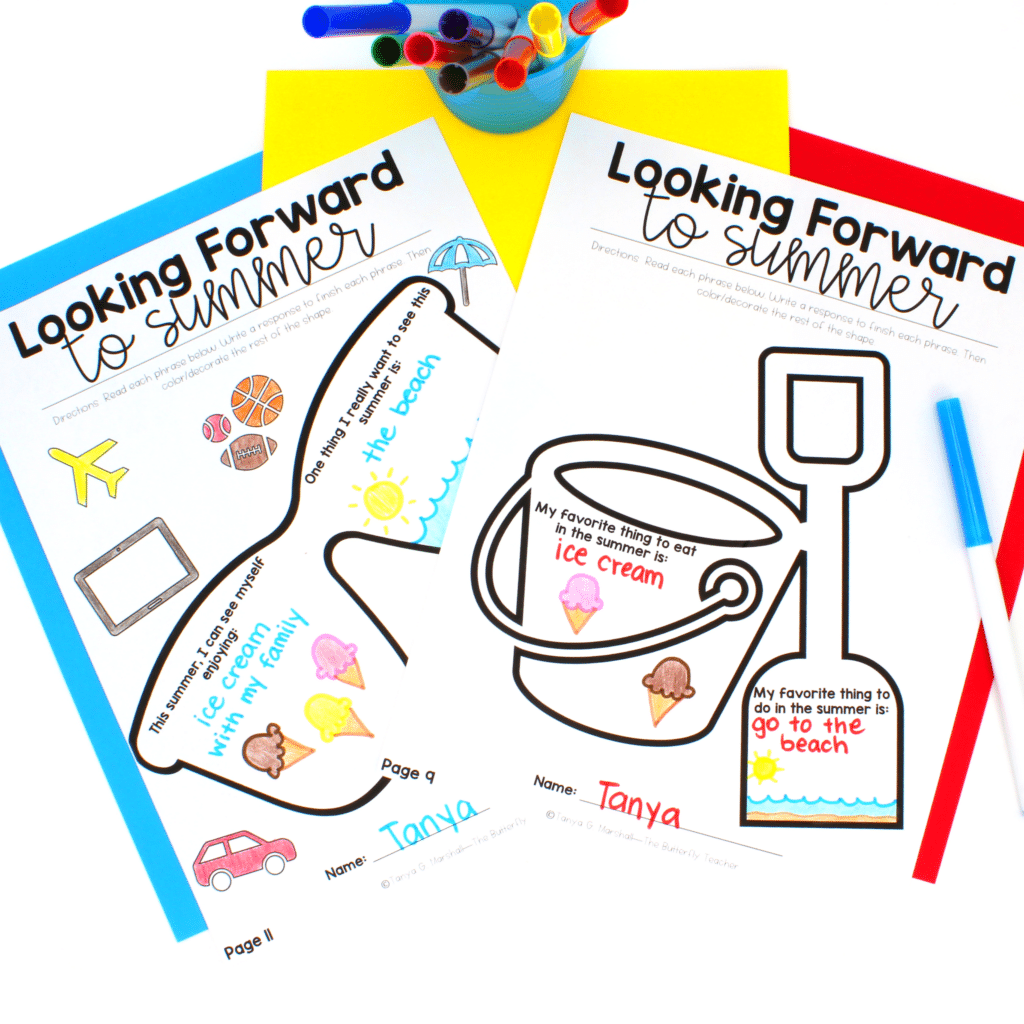 end of year fun packet