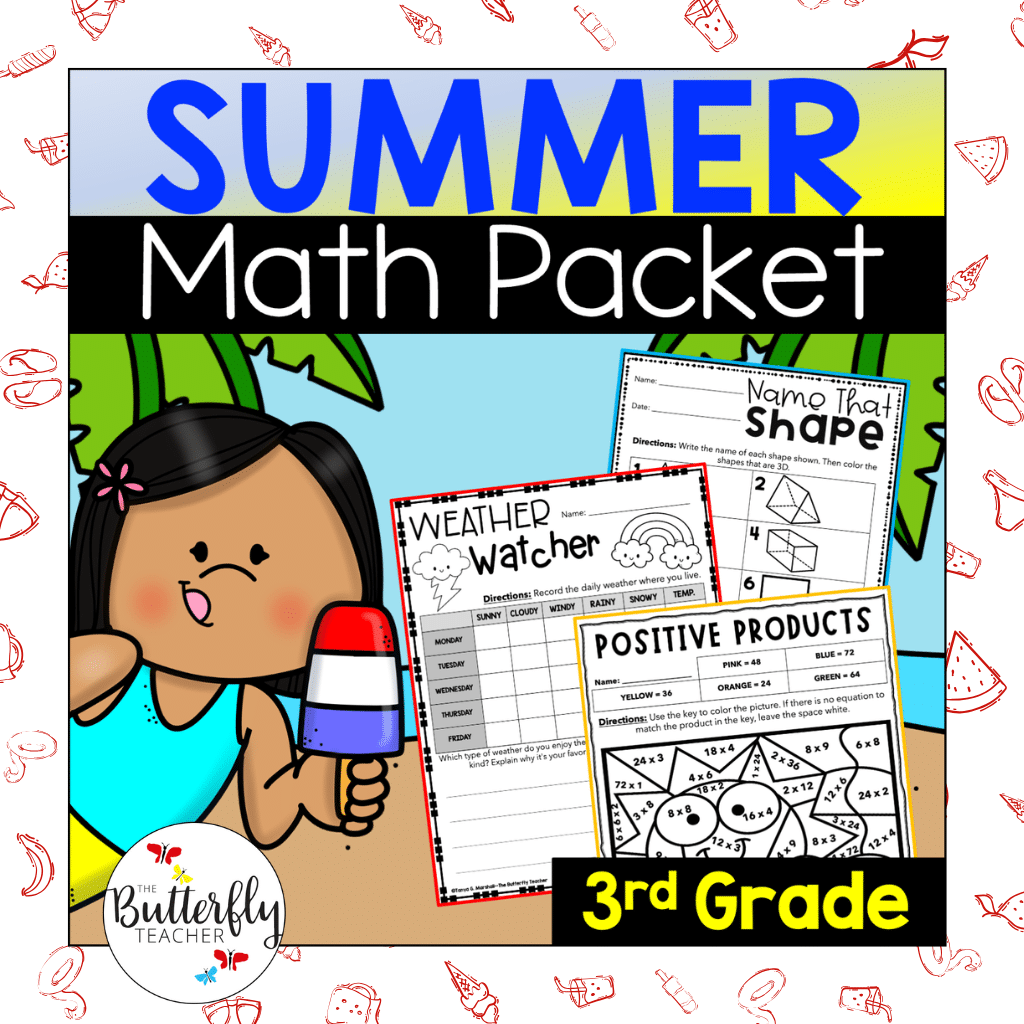 Grade 3 Math Summer Packet