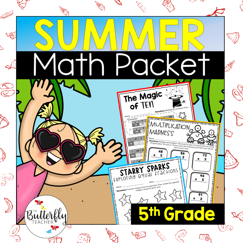 Grade 5 Math Summer Packet