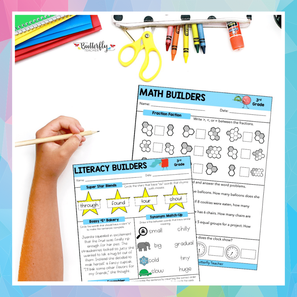 3rd grade spiral review packet