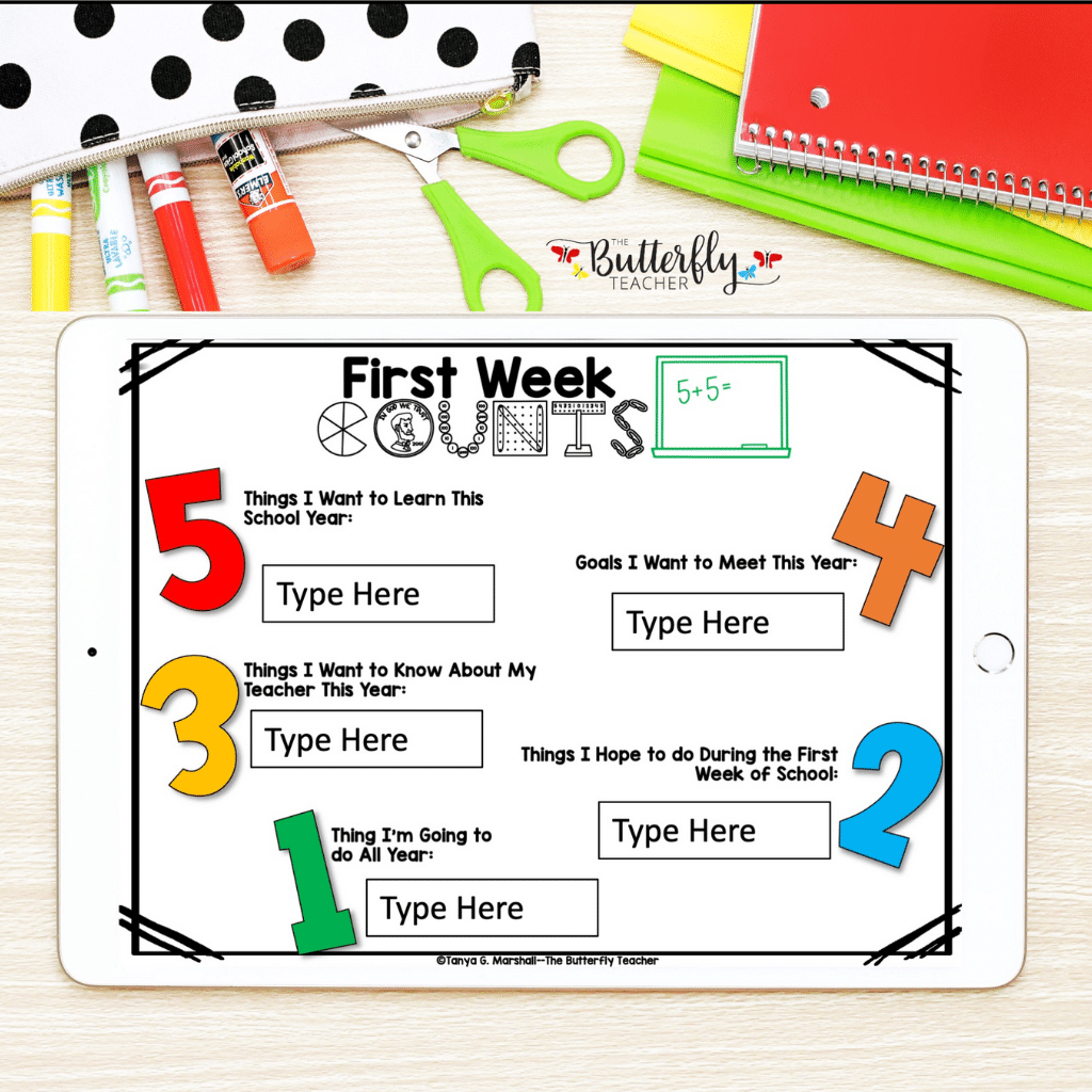 back to school puzzle first day activities