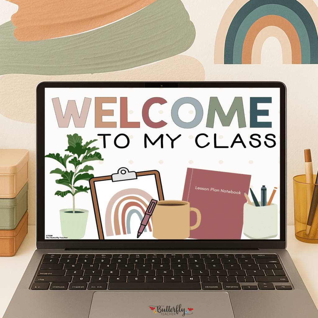 Back to School Digital Resources Neutral Theme
