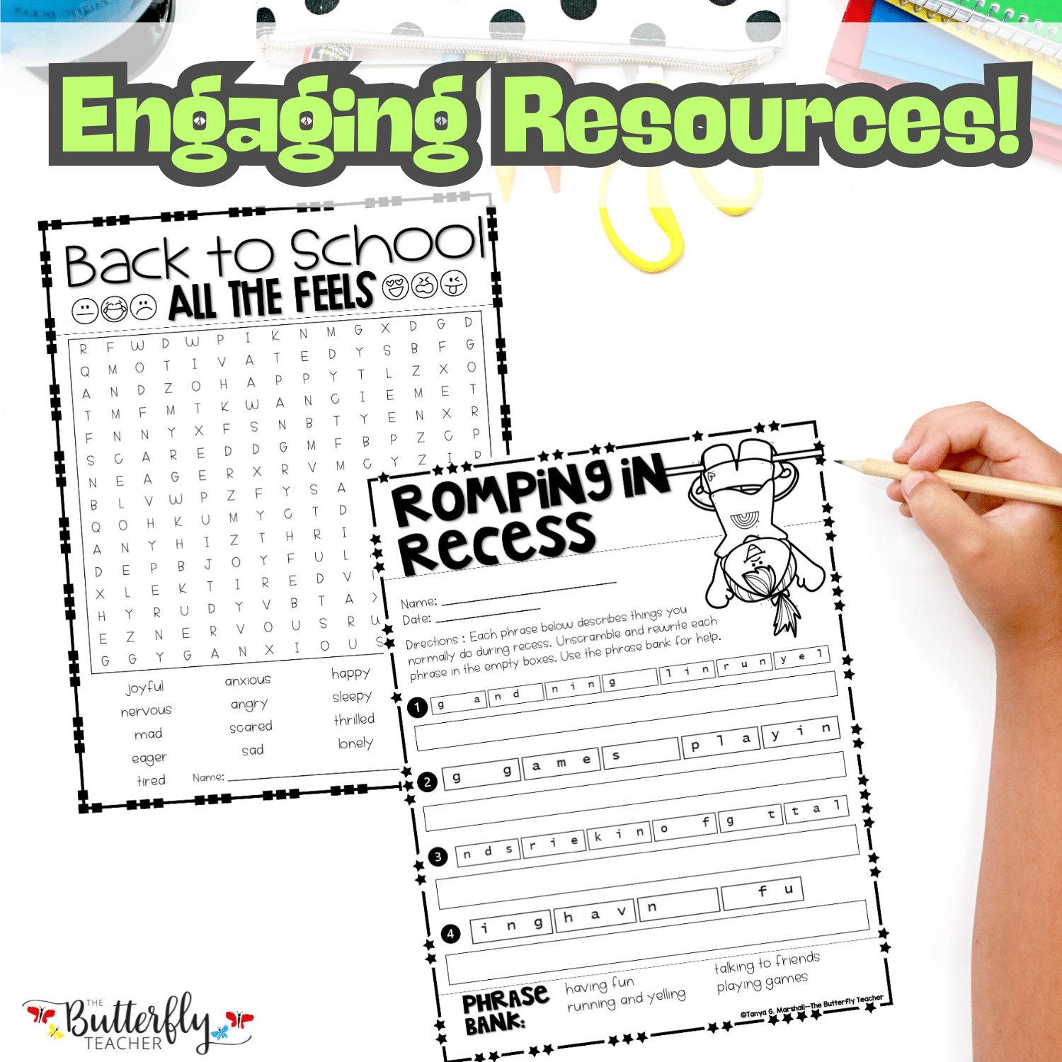 Back to School August Early Finishers Fun Activities Pack
