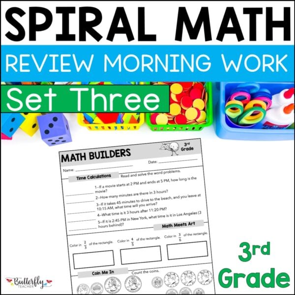 Third Grade Daily Math Warm Ups