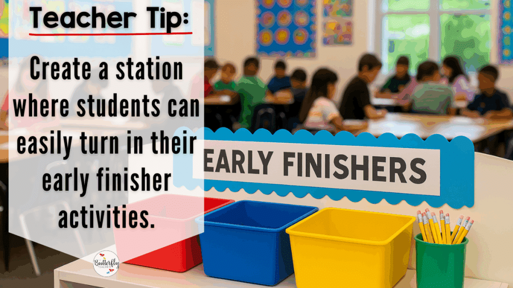 early finishers for upper elementary