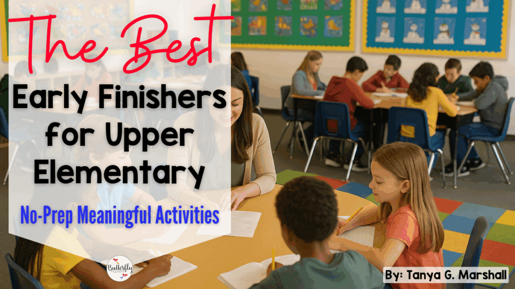early finishers upper elementary