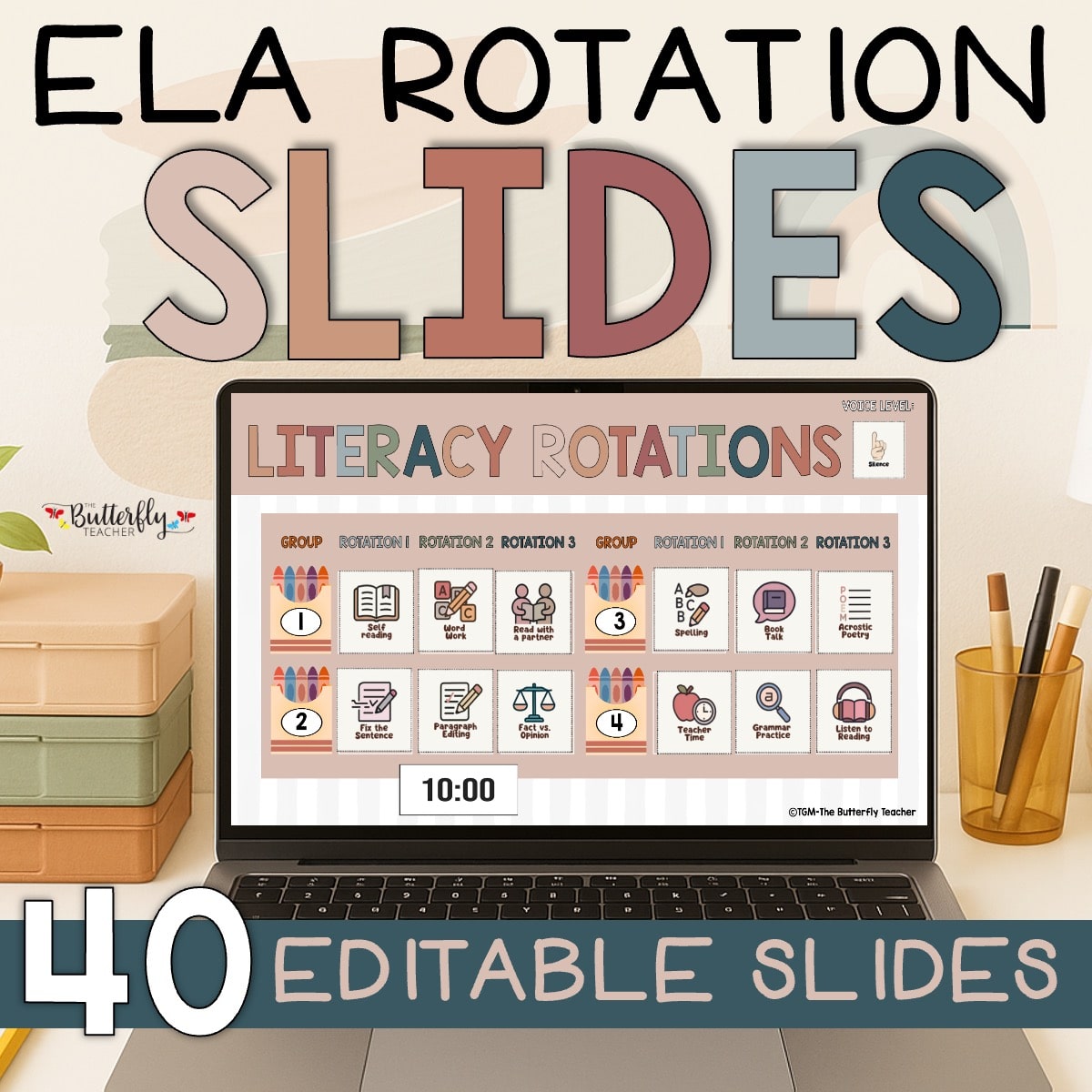 literacy station rotations slides