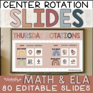 math and literacy station rotations slides