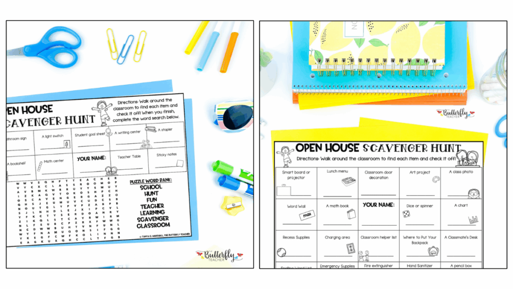 open house scavenger hunt