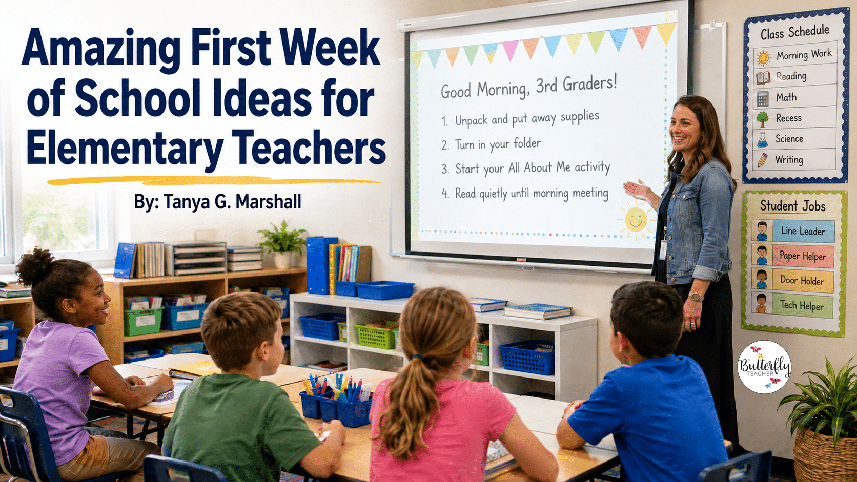 First Week of school ideas for elementary teachers