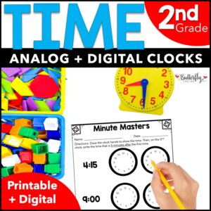 telling time to nearest 5 minutes