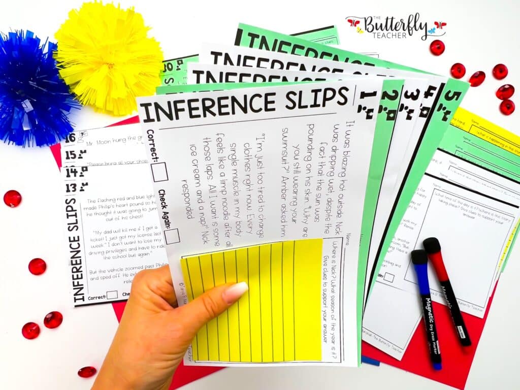FREE Inference Reading Passages