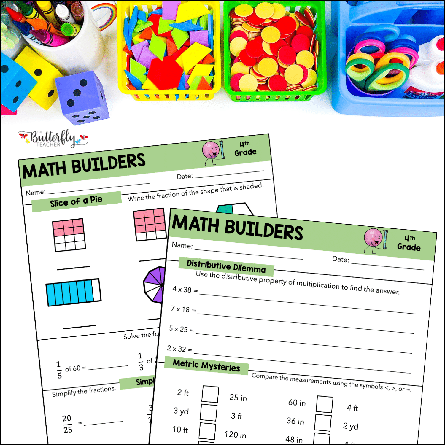 4th grade math spiral review