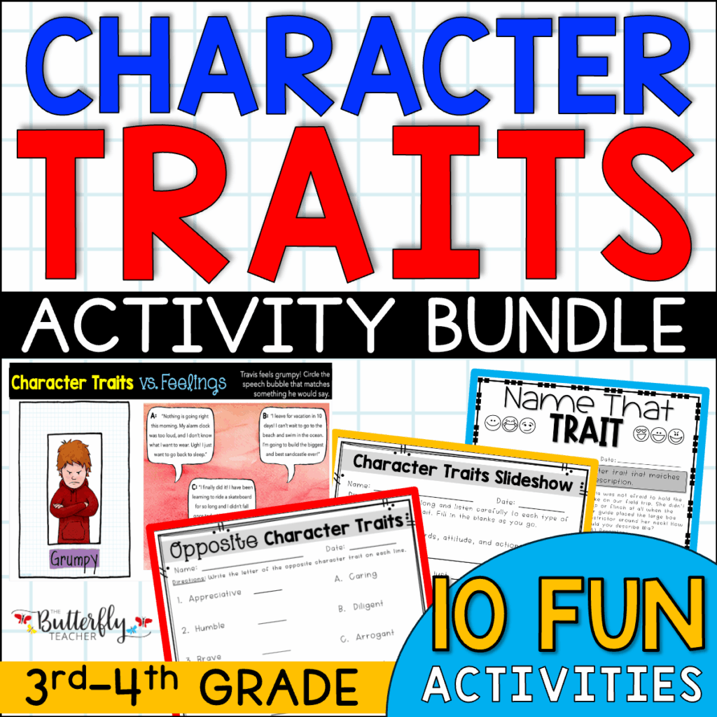 character traits vs feelings