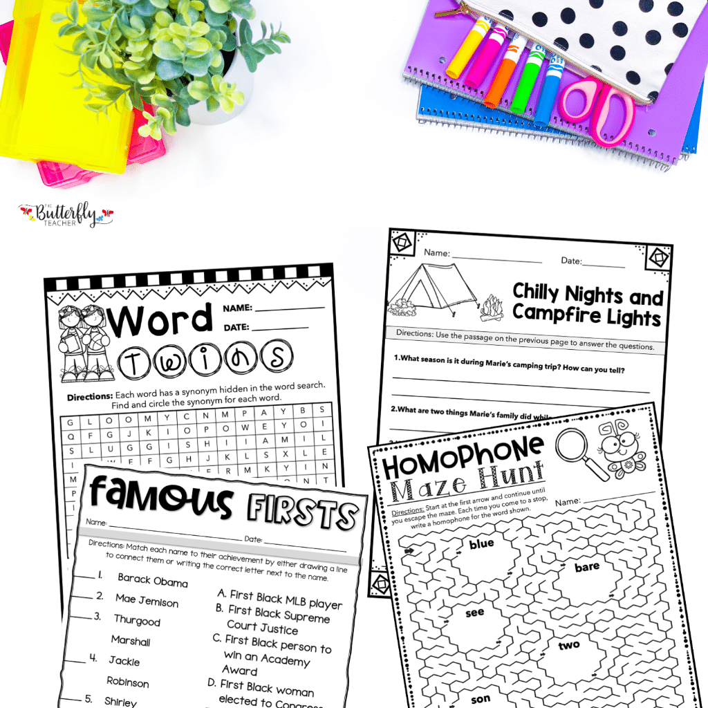 Year Long Early Finisher Activity Bundle