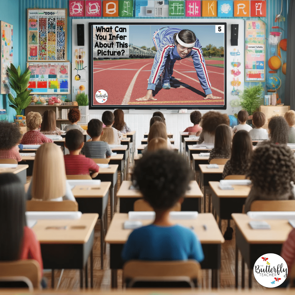 Inferencing with Pictures Activity PowerPoint Lesson _ Making Inferences Activity