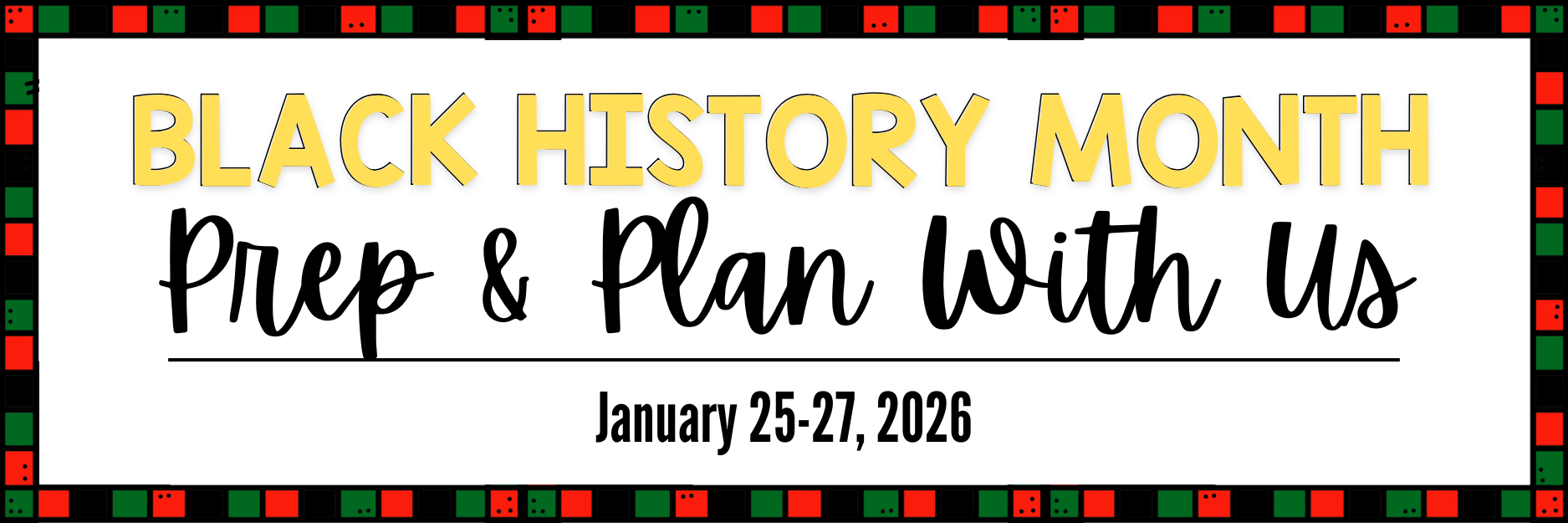 black history month sales header