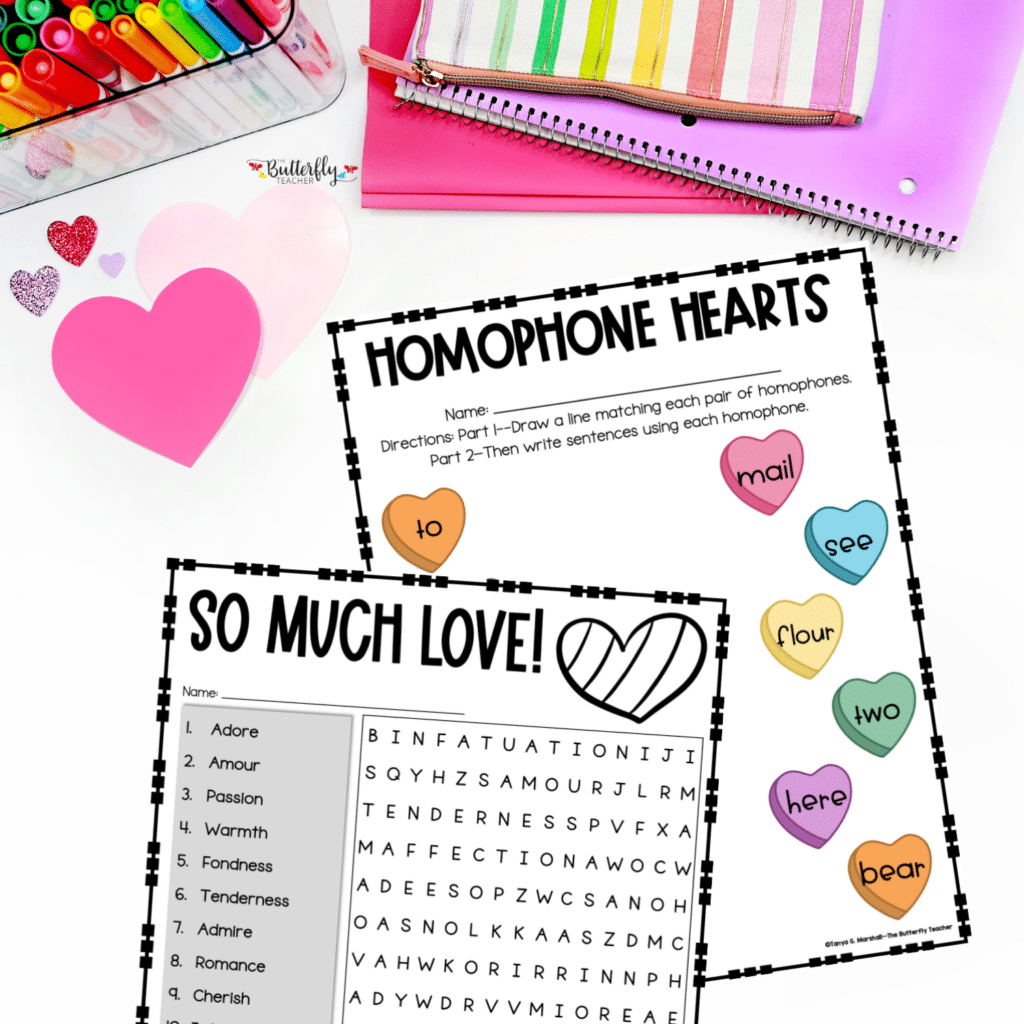 Valentine’s Day Activities for Upper Elementary