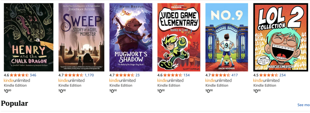 Kindle Unlimited vs Amazon Kids+