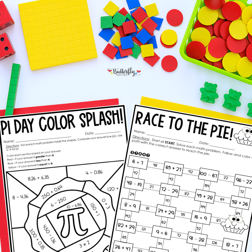 upper elementary Pi Day books