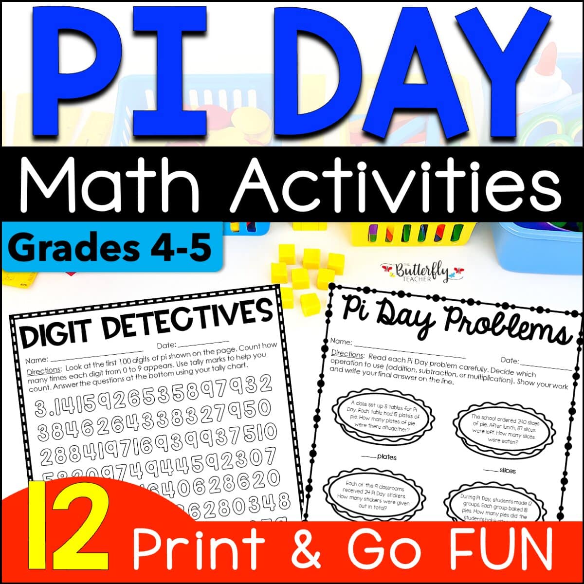 pi day math activities