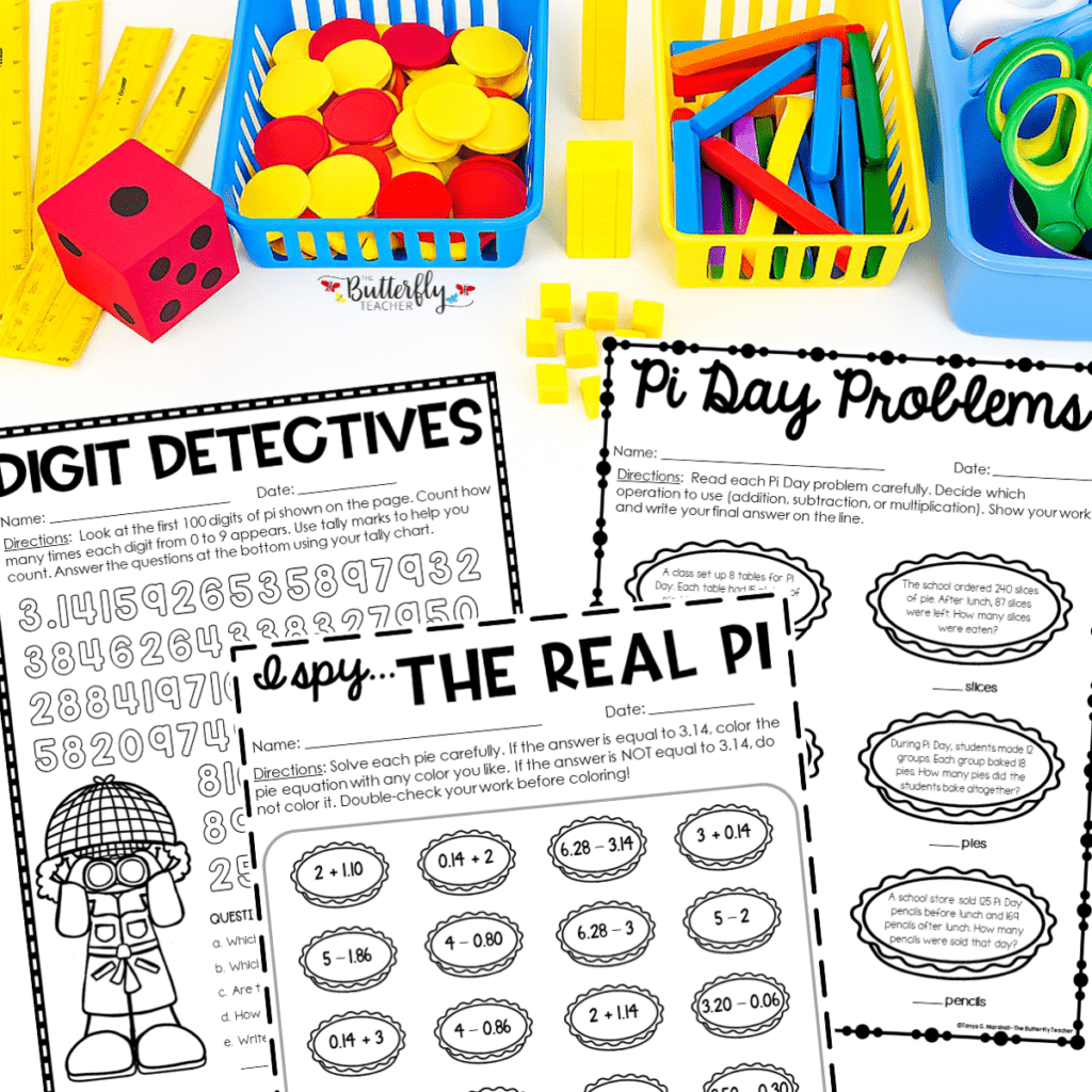 upper elementary Pi Day books