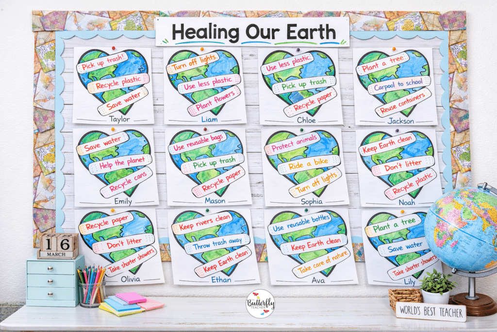 Earth Day bulletin board ideas