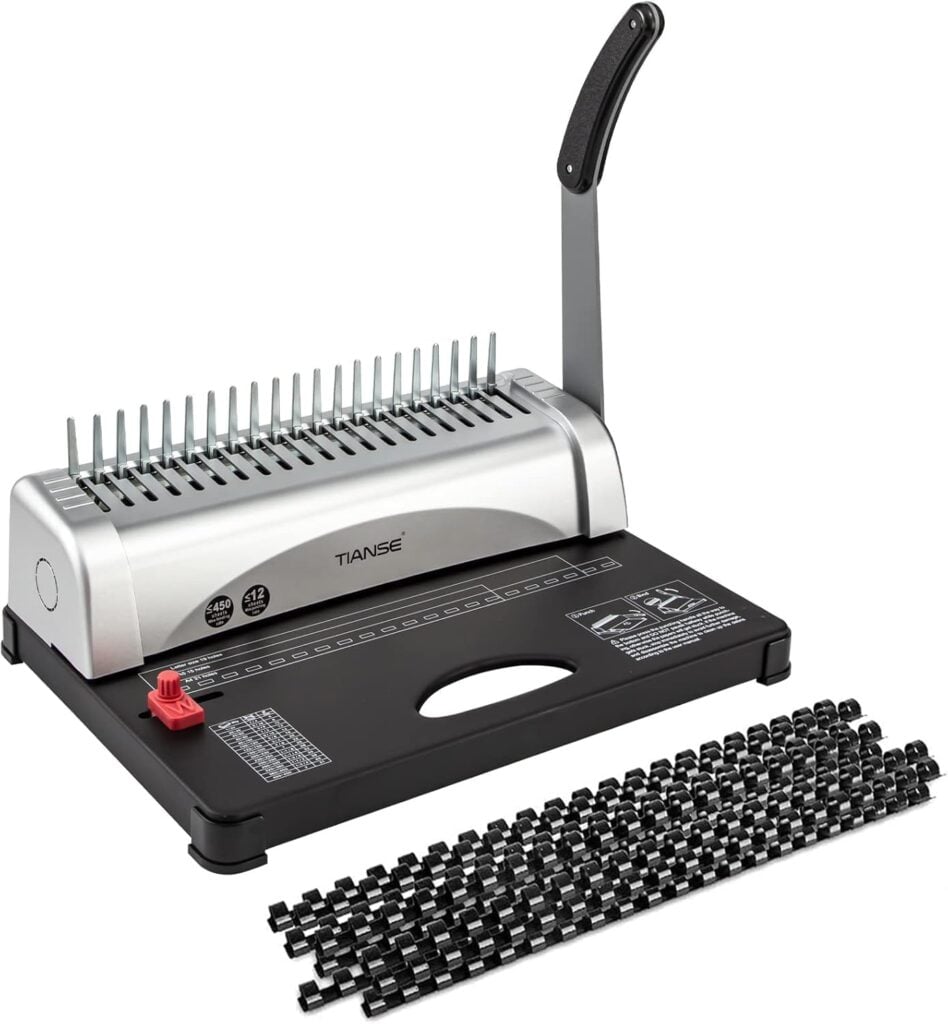 TIANSE Binding Machine budget comb binding machine for classroom