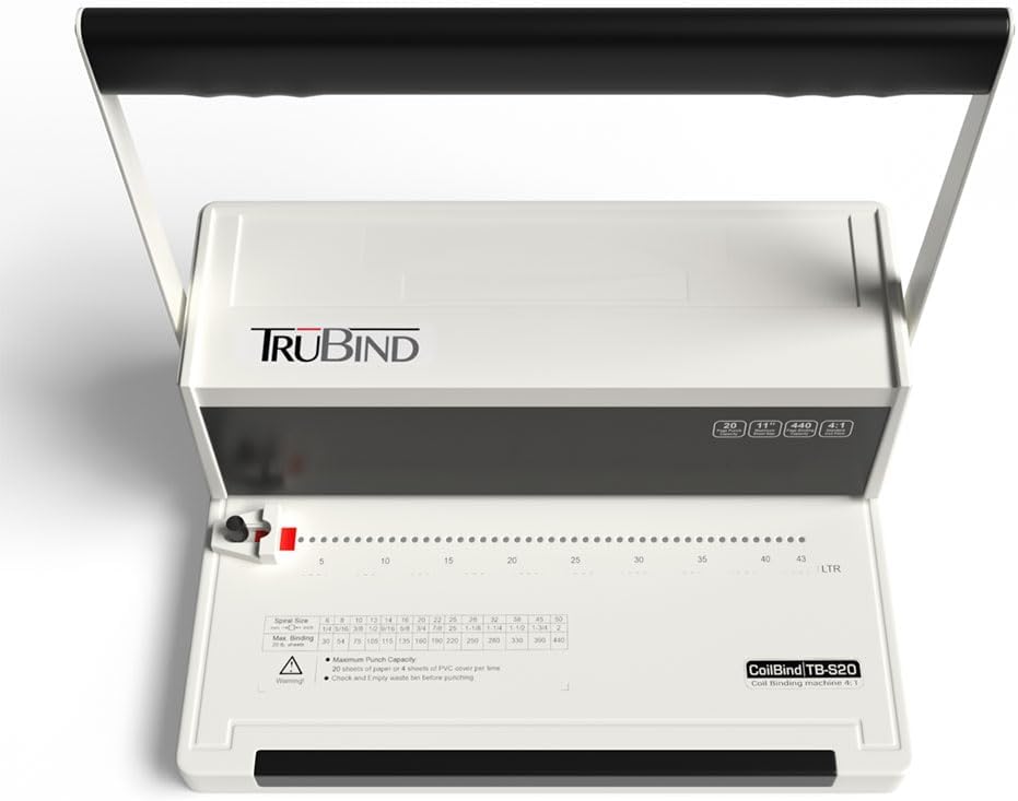 TruBind Manual Coil Binding Machine for school