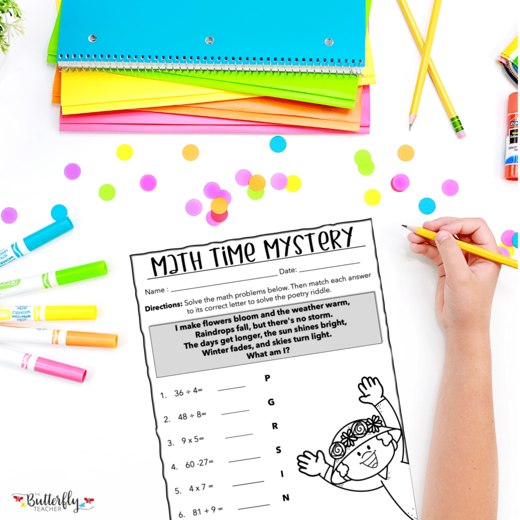 april Early finishers activities