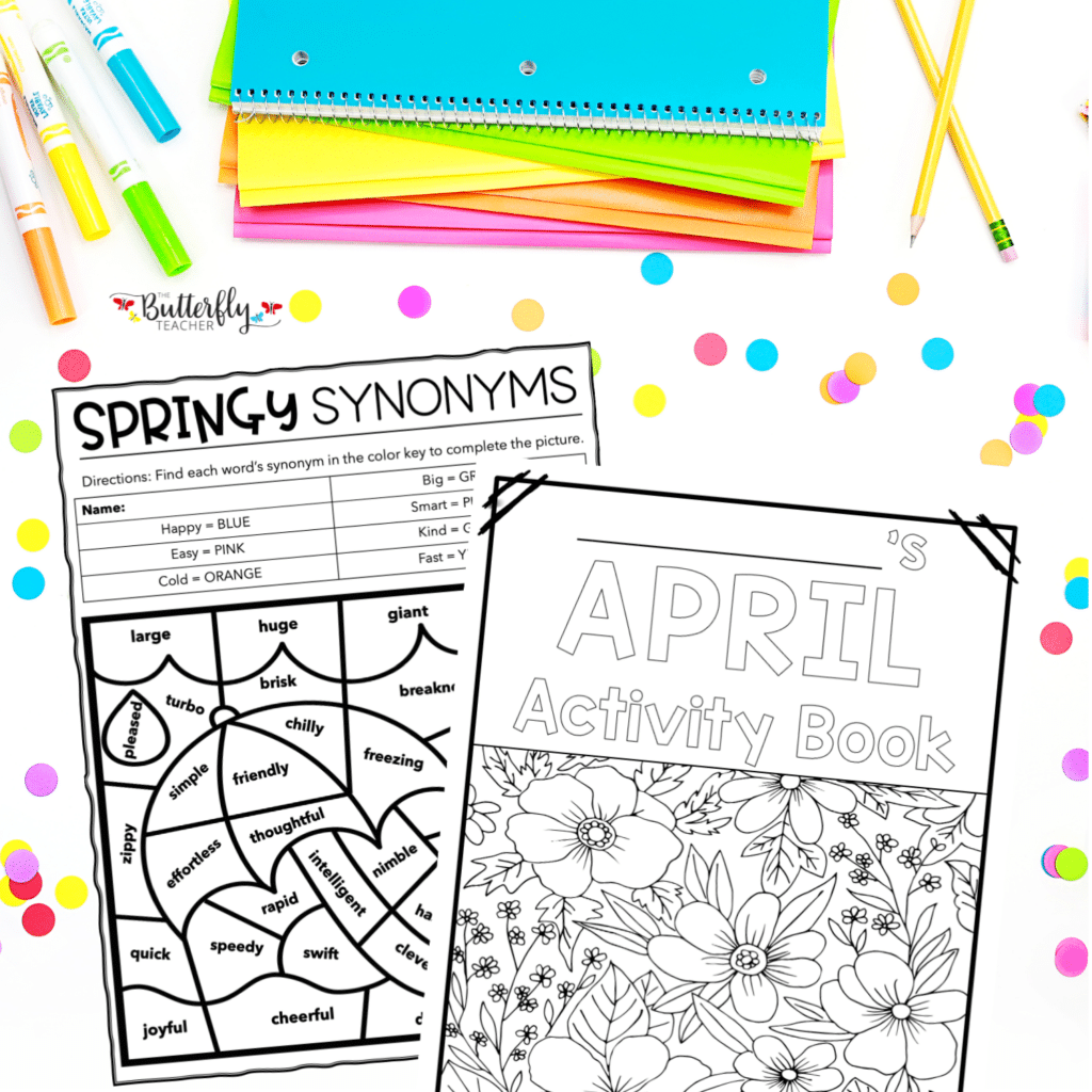 april early finishers activity